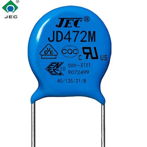 jec原厂供应y1安规电容器jd472m500vac 瓷介电容